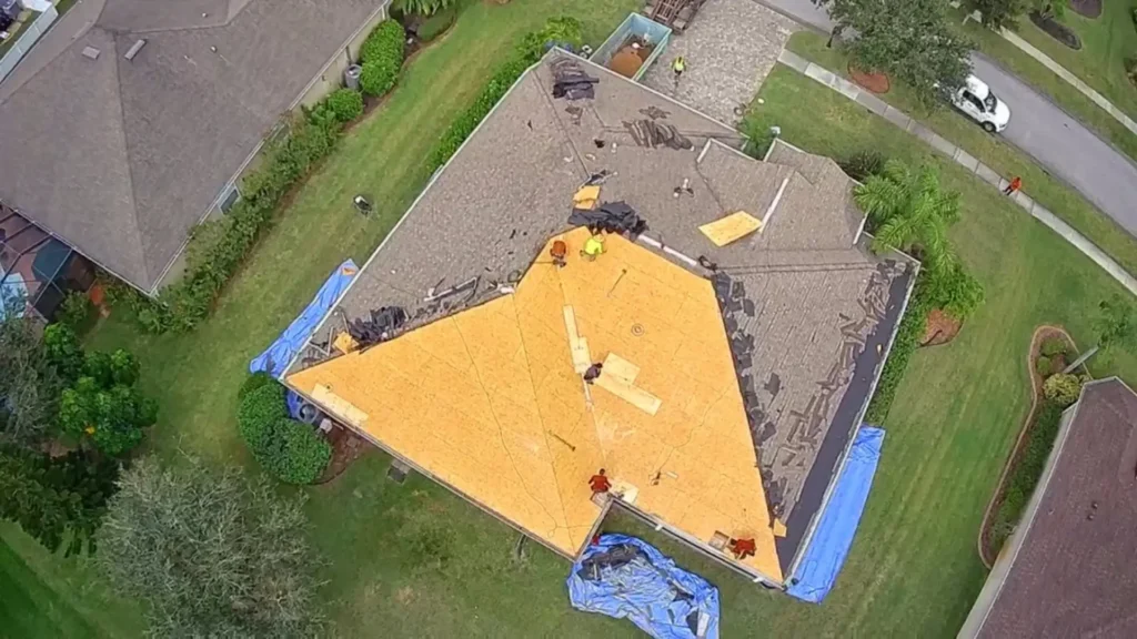 new roof installation